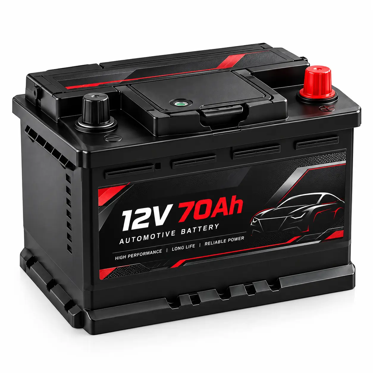 PRODUCT (5) Maintenance-Free Car Battery 12V 70Ah - Image 1
